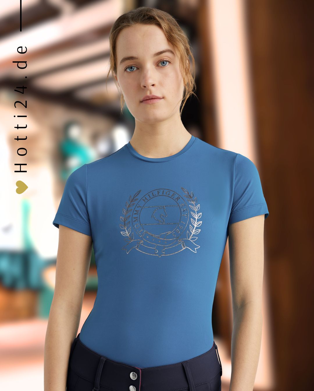 TOMMY HILFIGER »Trainingshirt Performance Blue Coast