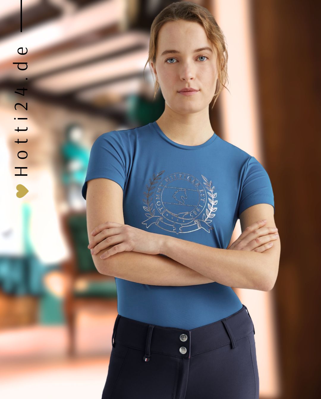 TOMMY HILFIGER »Trainingshirt Performance Blue Coast