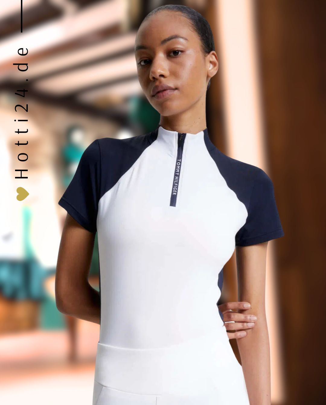 TOMMY HILFIGER »Trainingshirt Denver Cooling Optic White