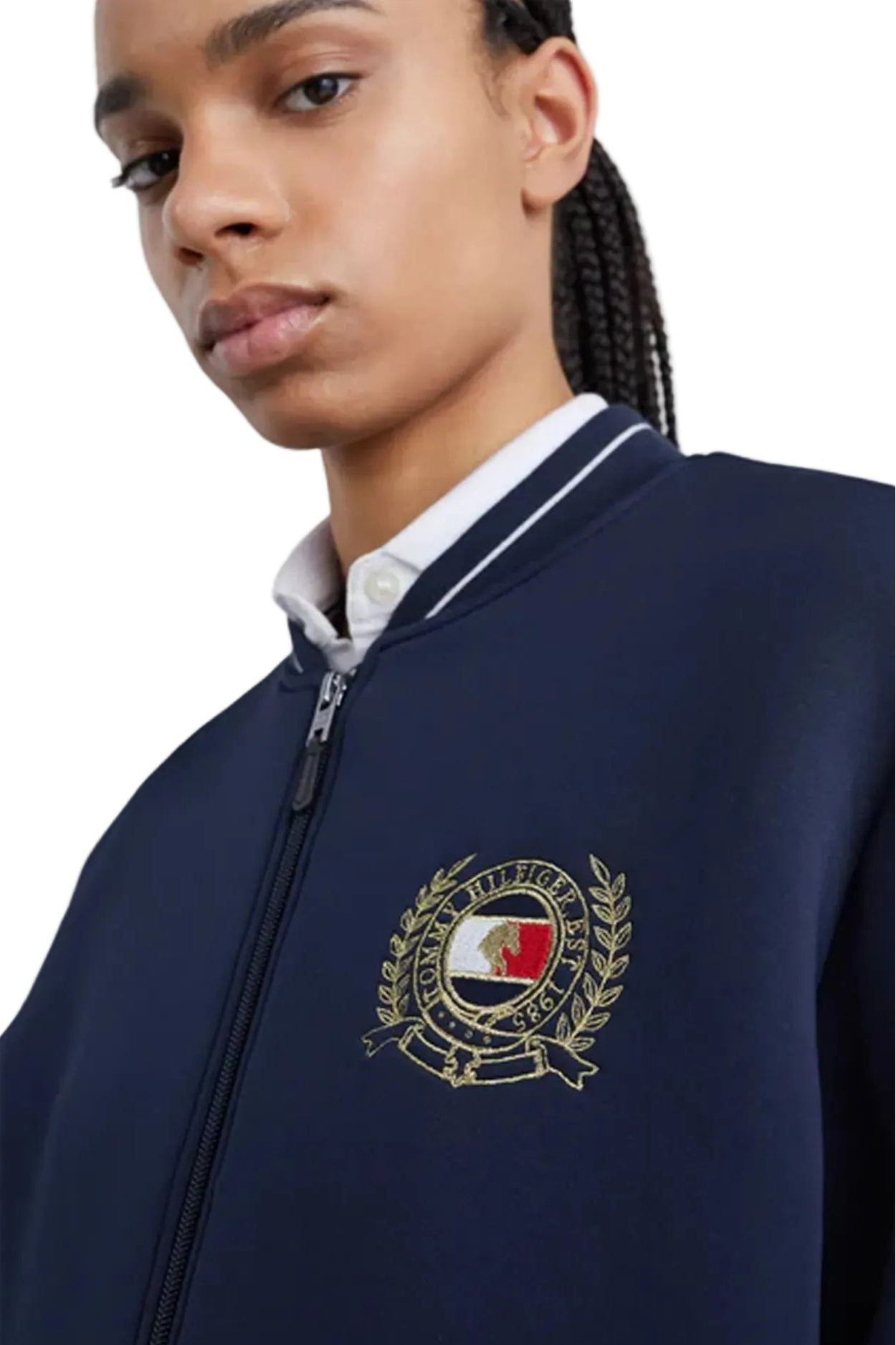 tommy-hilfiger-equestrian-damen-crest-bomber-jacke-desert-sky