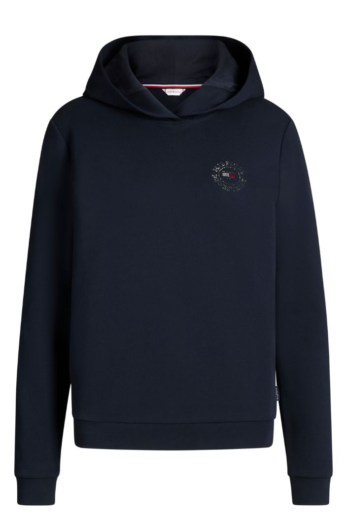 Tommy Hilfiger Equestrian Hoodie Hollywood Strass Desert Sky