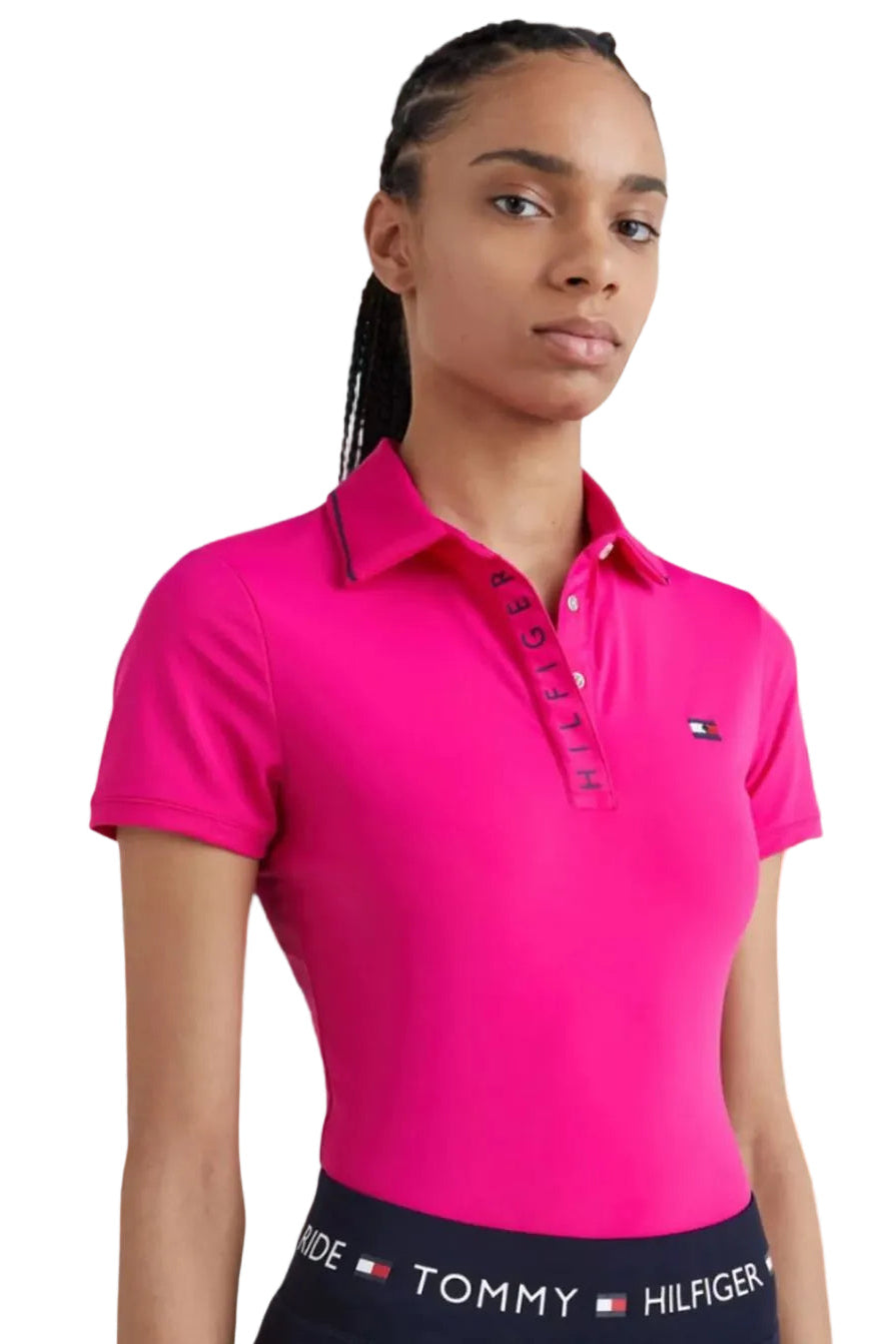 Tommy Hilfiger Equestrian Poloshirt Harlem Pink