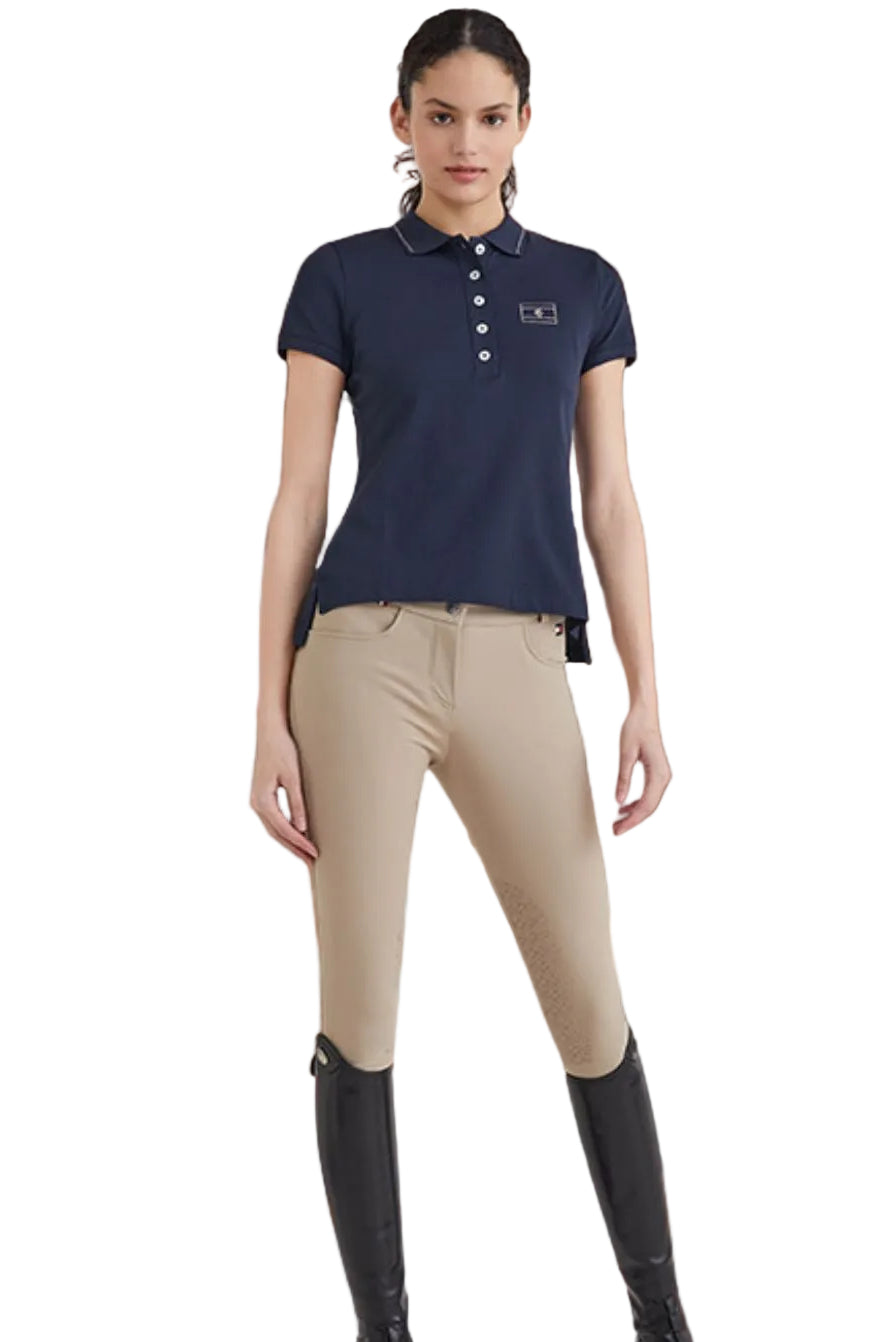 Tommy Hilfiger Equestrian Polo Shirt Style Desert Sky