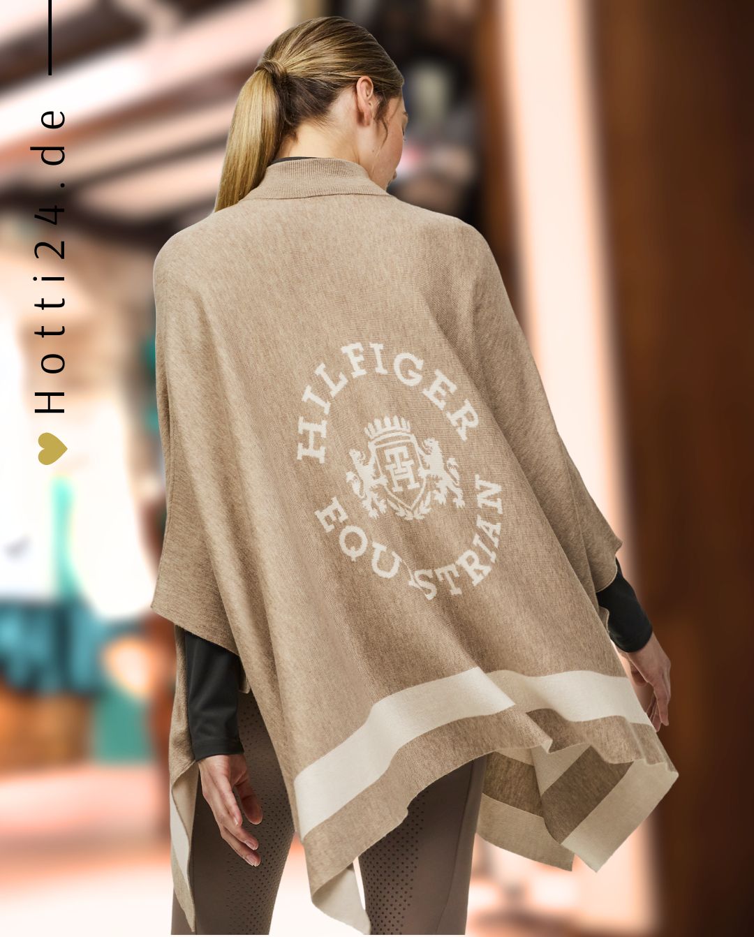 Tommy Hilfiger Equestrian »Poncho Greenwood Taupe