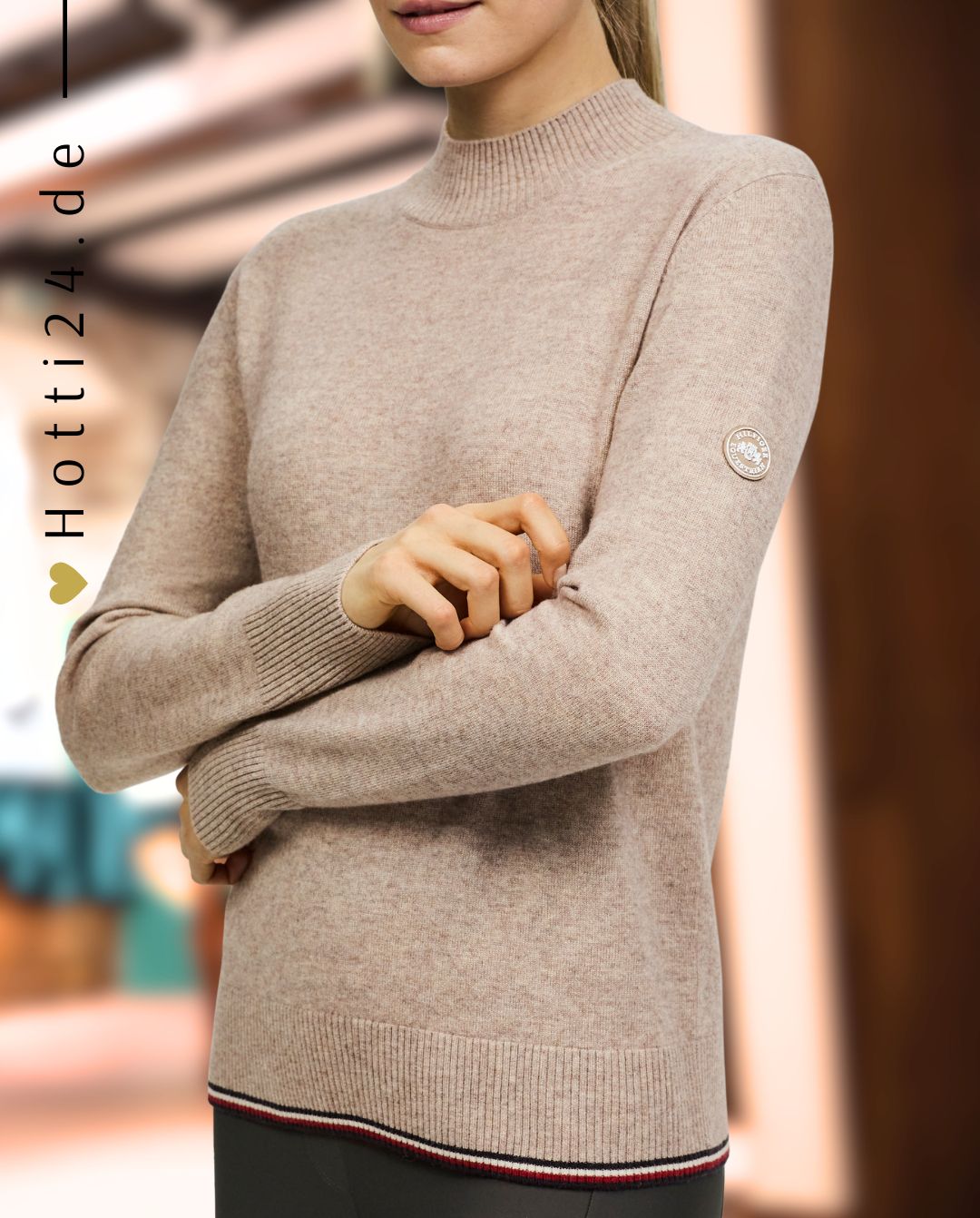 Tommy Hilfiger Equestrian »Pullover Ellery Taupe