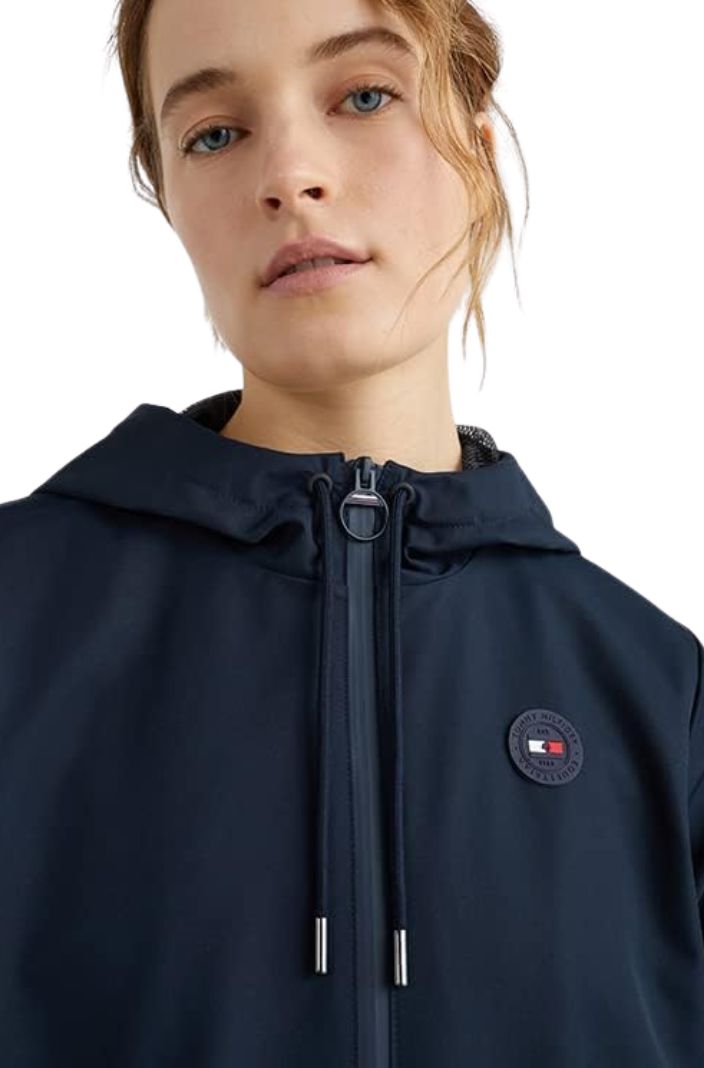 Tommy Hilfiger Equestrian Performance Rain Jacket Desert Sky
