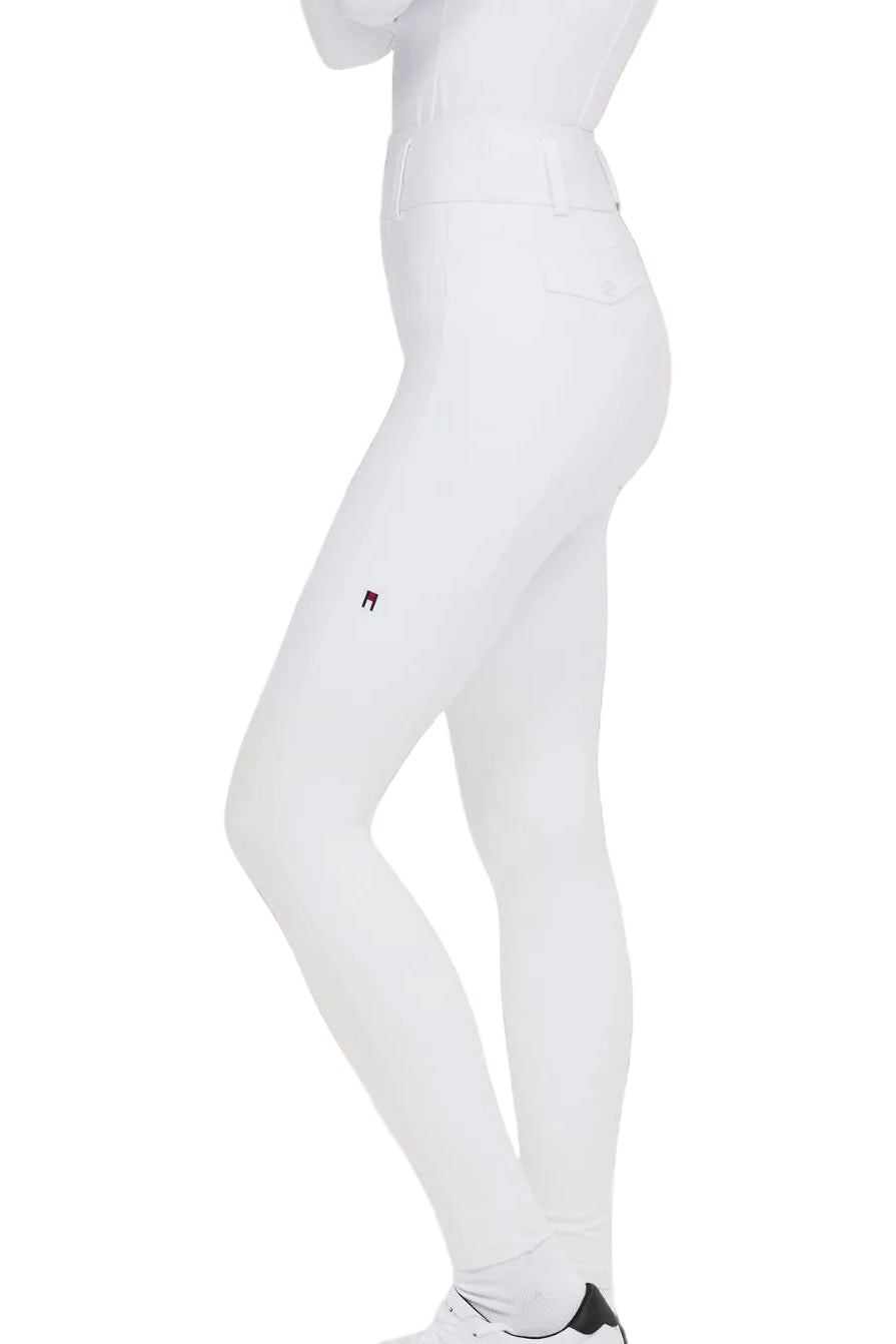 Tommy Hilfiger Equestrian Reithose Hybrid Highland KnieGrip White