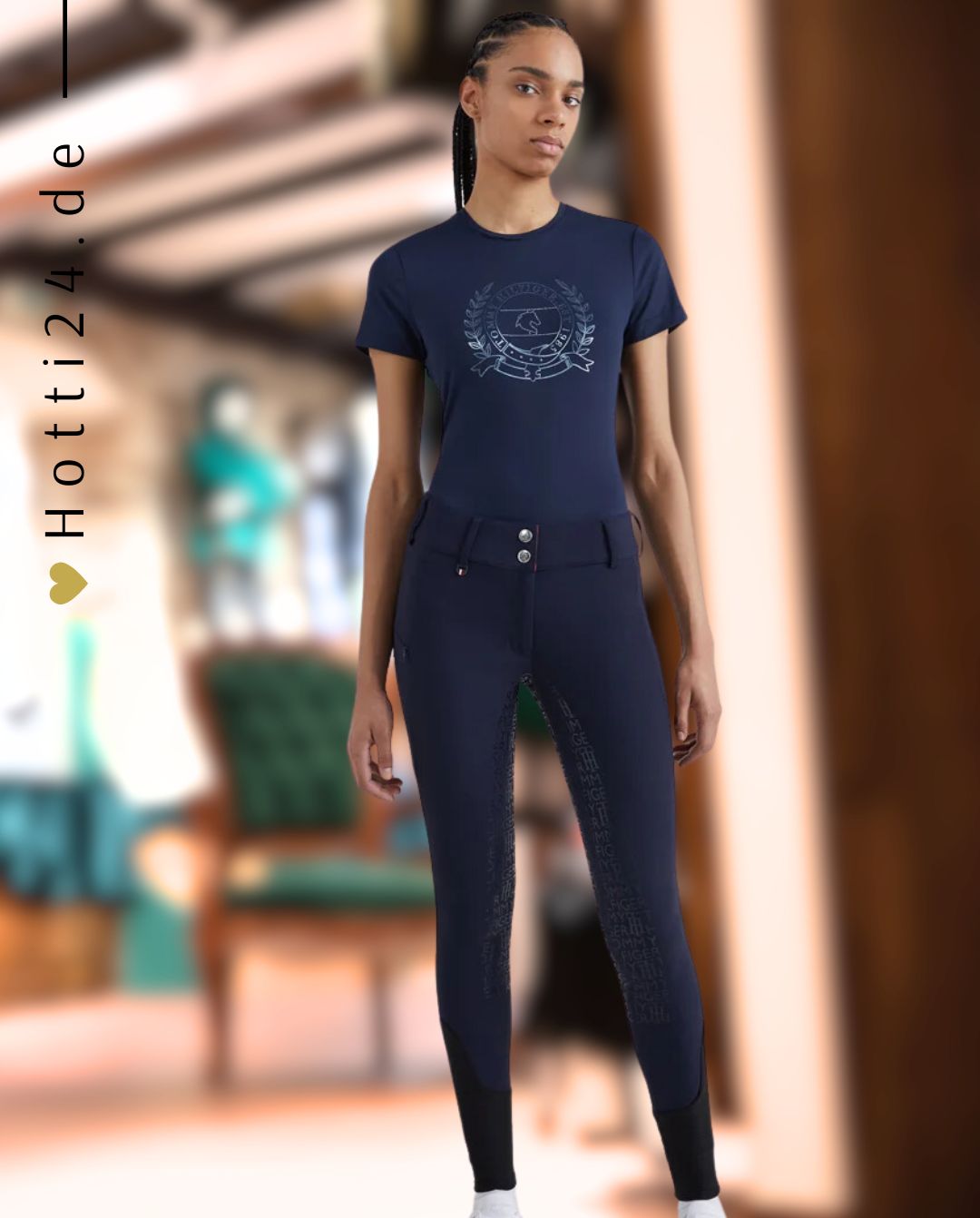 TOMMY HILFIGER »Reithose Pro FullGrip Desert Sky