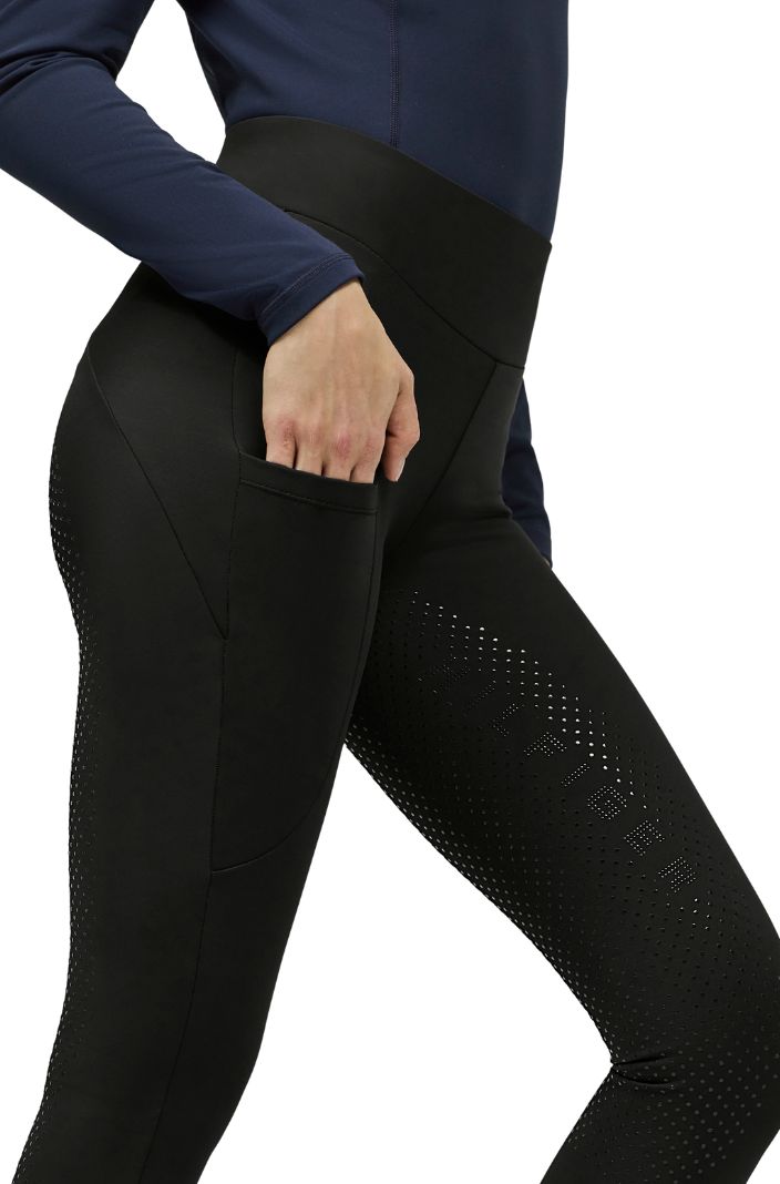 Tommy Hilfiger Equestrian Riding Leggings Elmira FullGrip Black