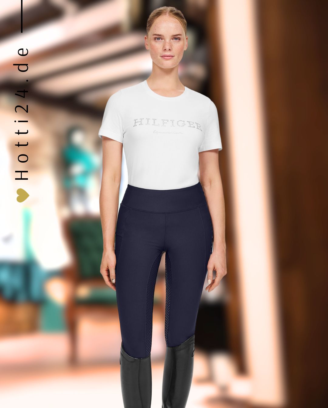 TOMMY HILFIGER »Reitleggings Devon FullGrip Desert Sky