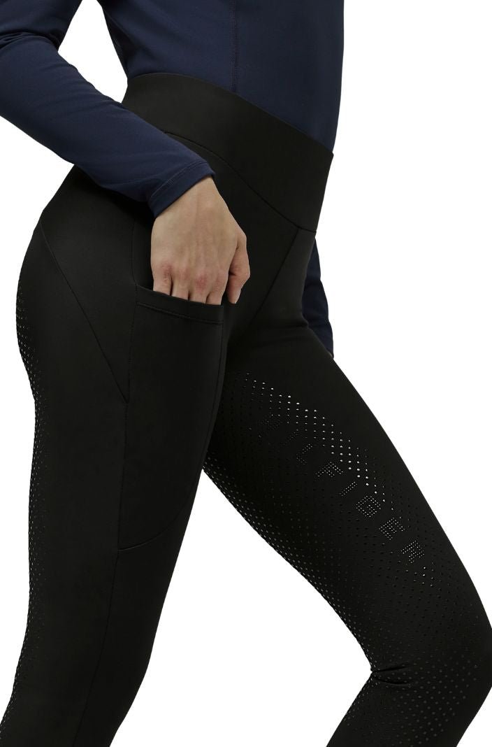 Tommy Hilfiger Equestrian Winter Reitleggings Elmira FullGrip Schwarz
