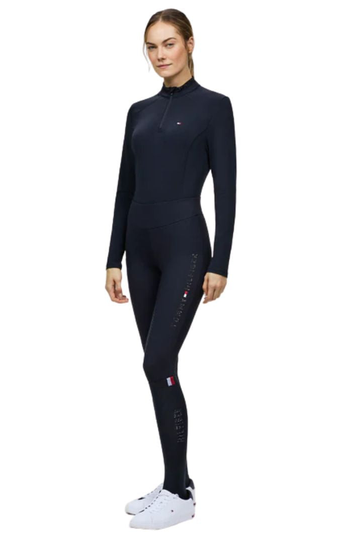 Tommy Hilfiger Equestrian Riding Leggings Elmira FullGrip Desert Sky