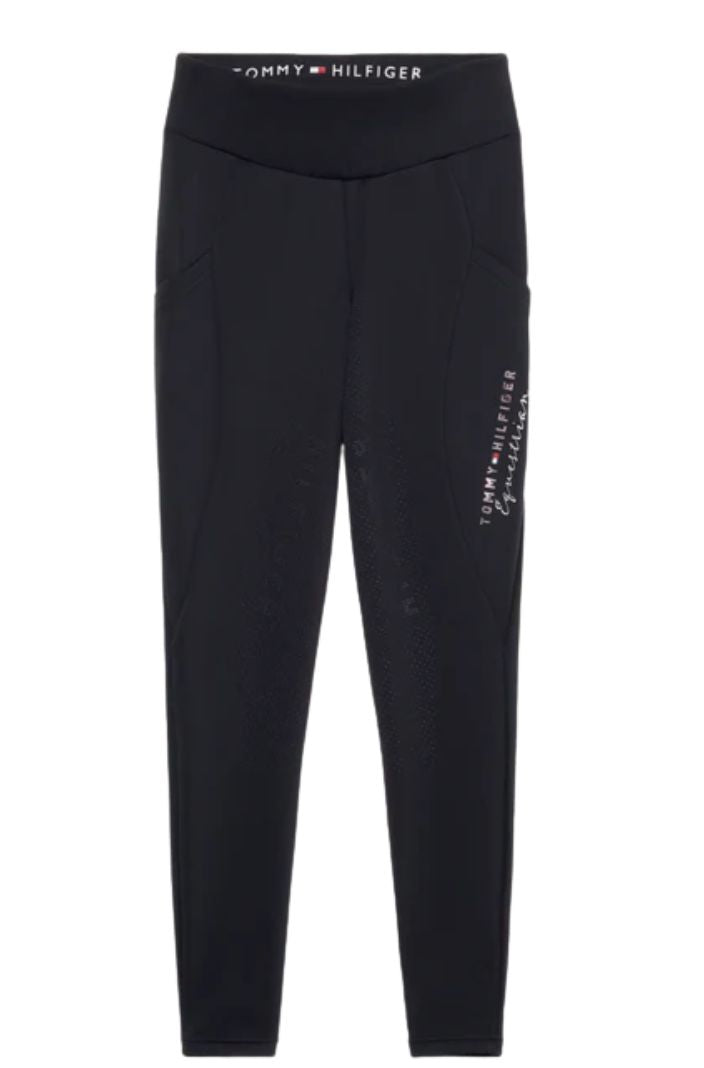 Tommy Hilfiger Equestrian Riding Leggings Monaco FullGrip Black