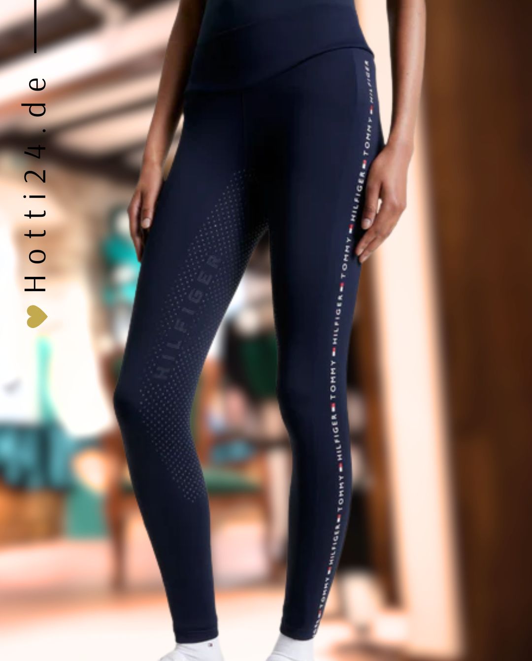 Tommy Equestrian »Reitleggings Rome FullGrip Desert Sky 🏷️