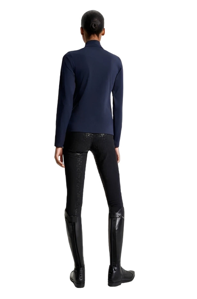 Tommy Hilfiger Equestrian Long-Sleeve Thermal Riding Shirt Desert Sky