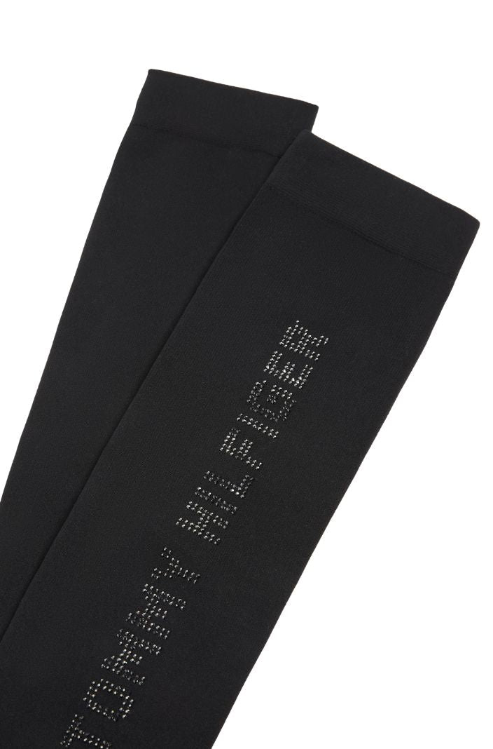 Tommy Hilfiger Equestrian "Fontana Rhinestone Black Riding Socks