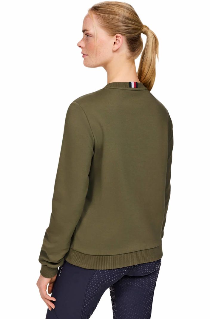 Tommy Hilfiger Equestrian Sweatshirt Evans Graphic Utility Olive