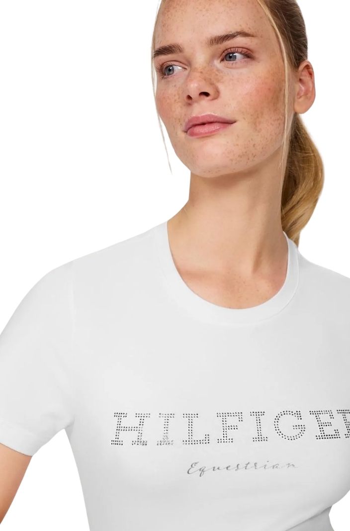 Tommy Hilfiger Equestrian T-Shirt Belmont Weiß