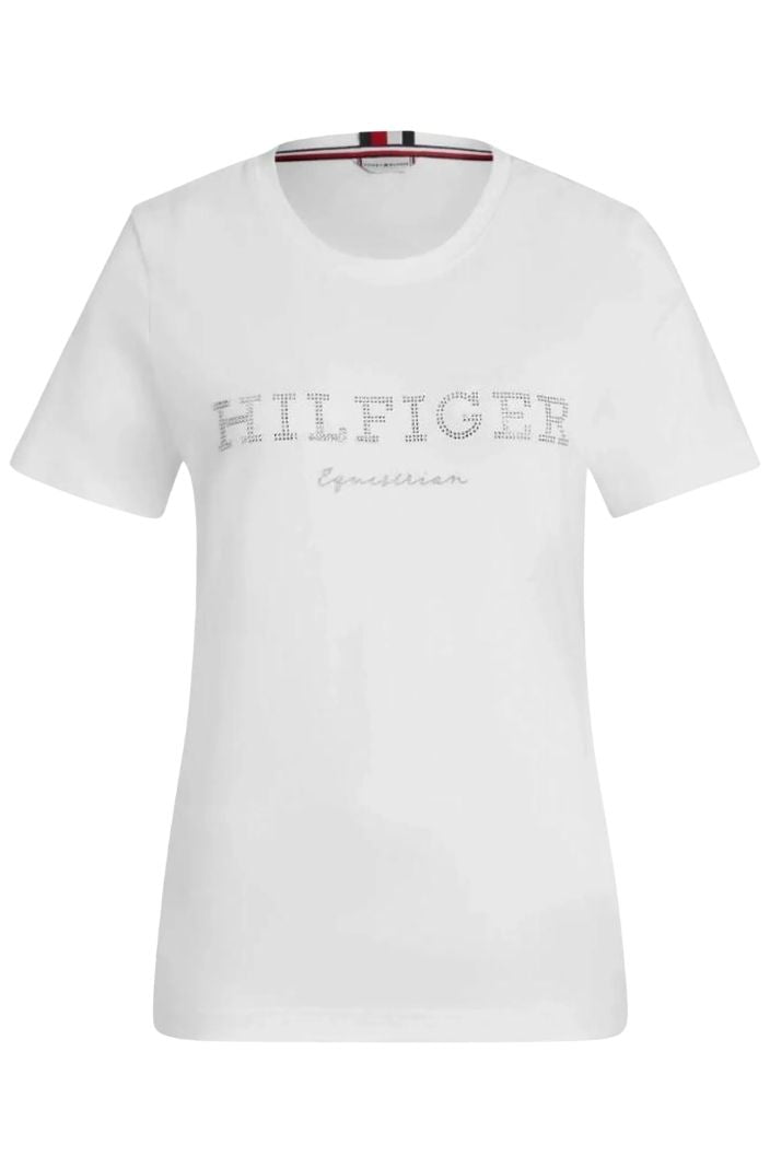Tommy Hilfiger Equestrian T-Shirt Belmont Weiß