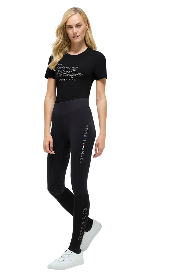 Tommy Hilfiger Equestrian »T-Shirt Malibu Rhinestone Black