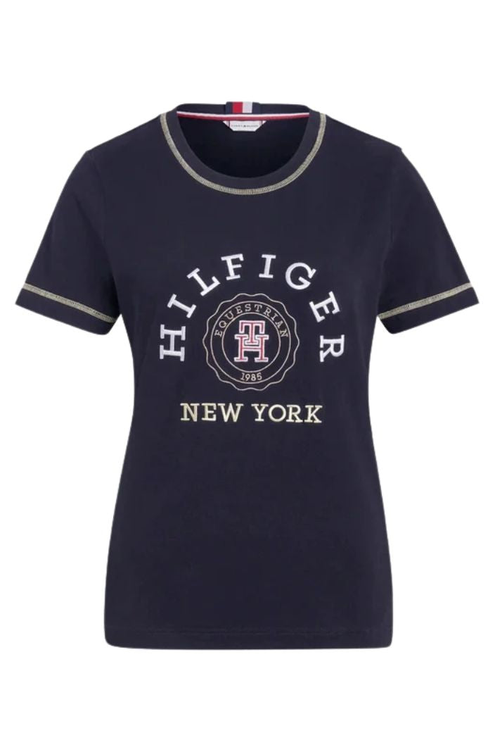Tommy Hilfiger Equestrian T-Shirt Newport Graphic Desert Sky
