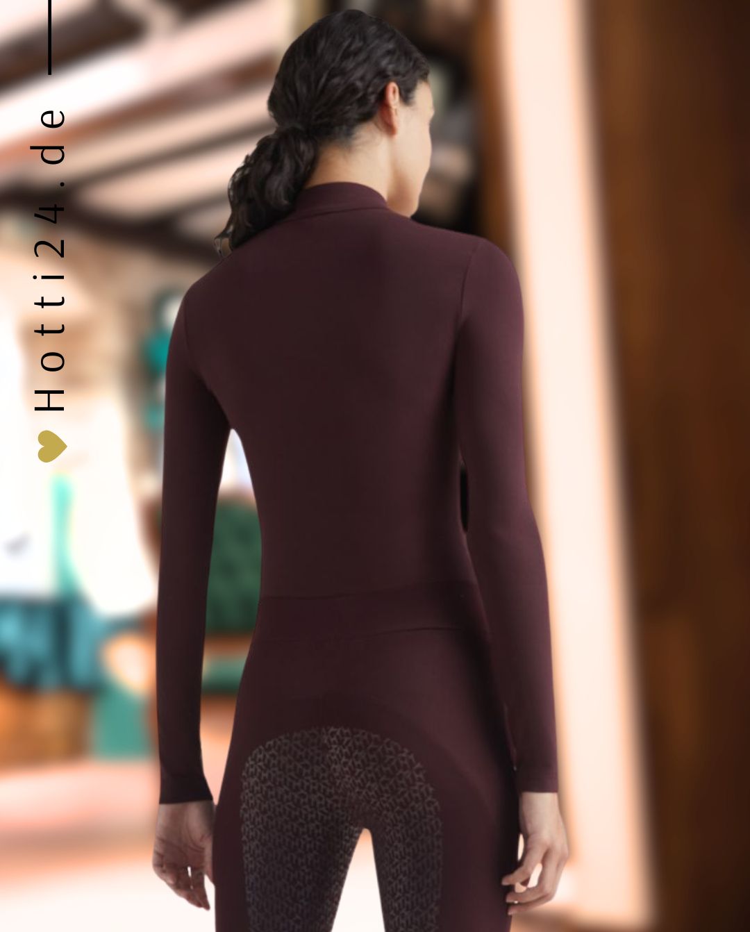 TOMMY HILFIGER »Trainingsshirt Thermo Burgundy