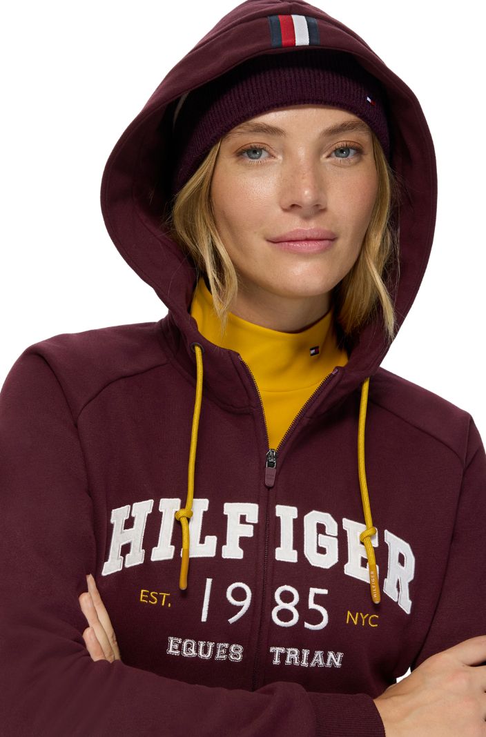 Tommy Hilfiger Equestrian Trainingsjacke Mills Deep Burgundy