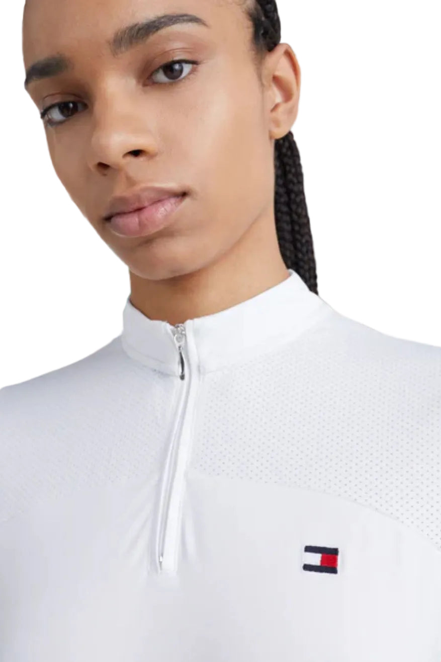 Tommy Hilfiger Equestrian Fresh Air Riding Shirt Optic White