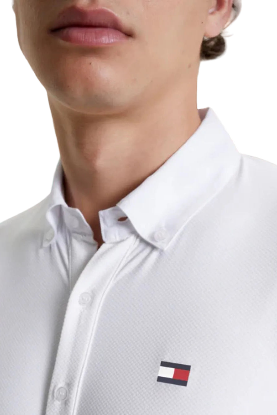 Tommy Hilfiger Equestrian Competition Shirt Amsterdam Optic White