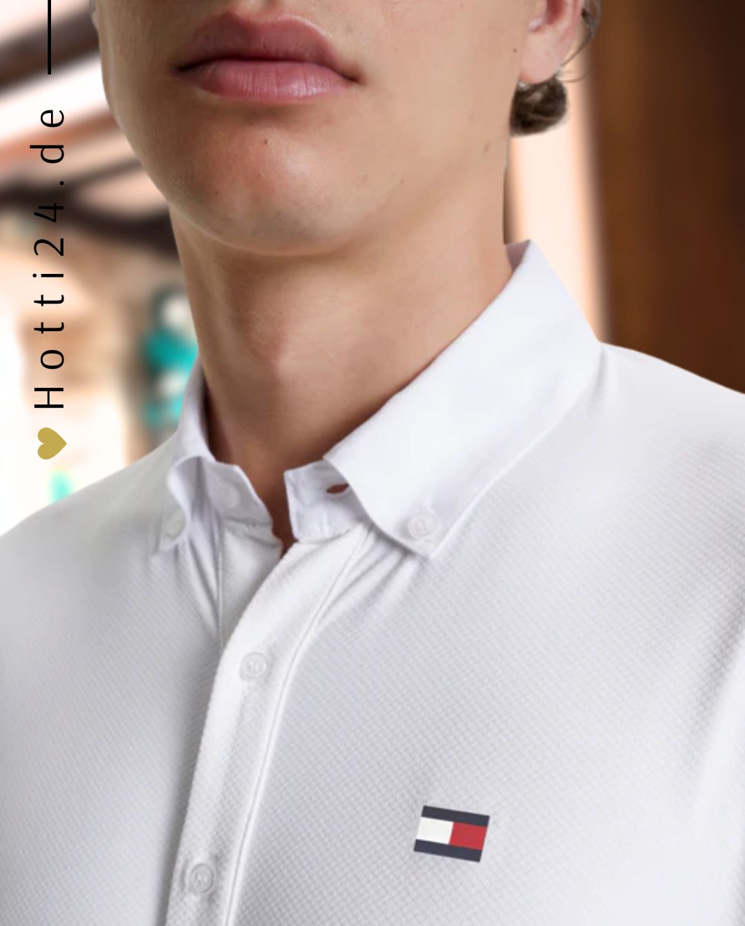 TOMMY HILFIGER »Turniershirt Amsterdam Optic White