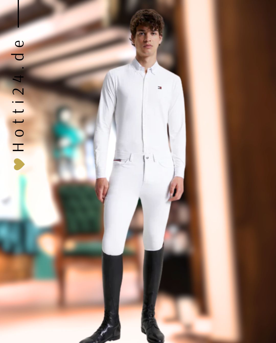 TOMMY HILFIGER »Turniershirt Amsterdam Optic White