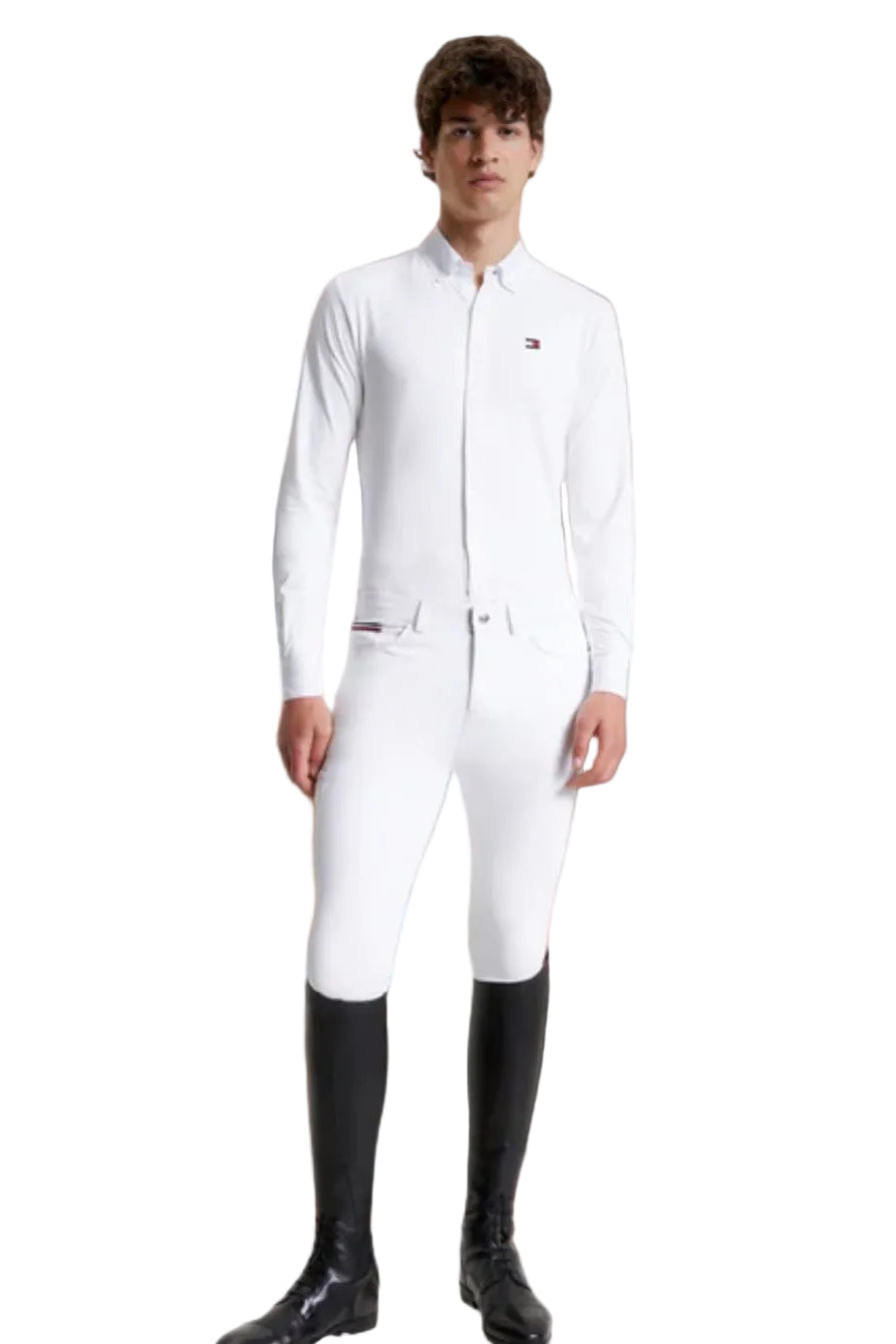 Tommy Hilfiger Equestrian Competition Shirt Amsterdam Optic White