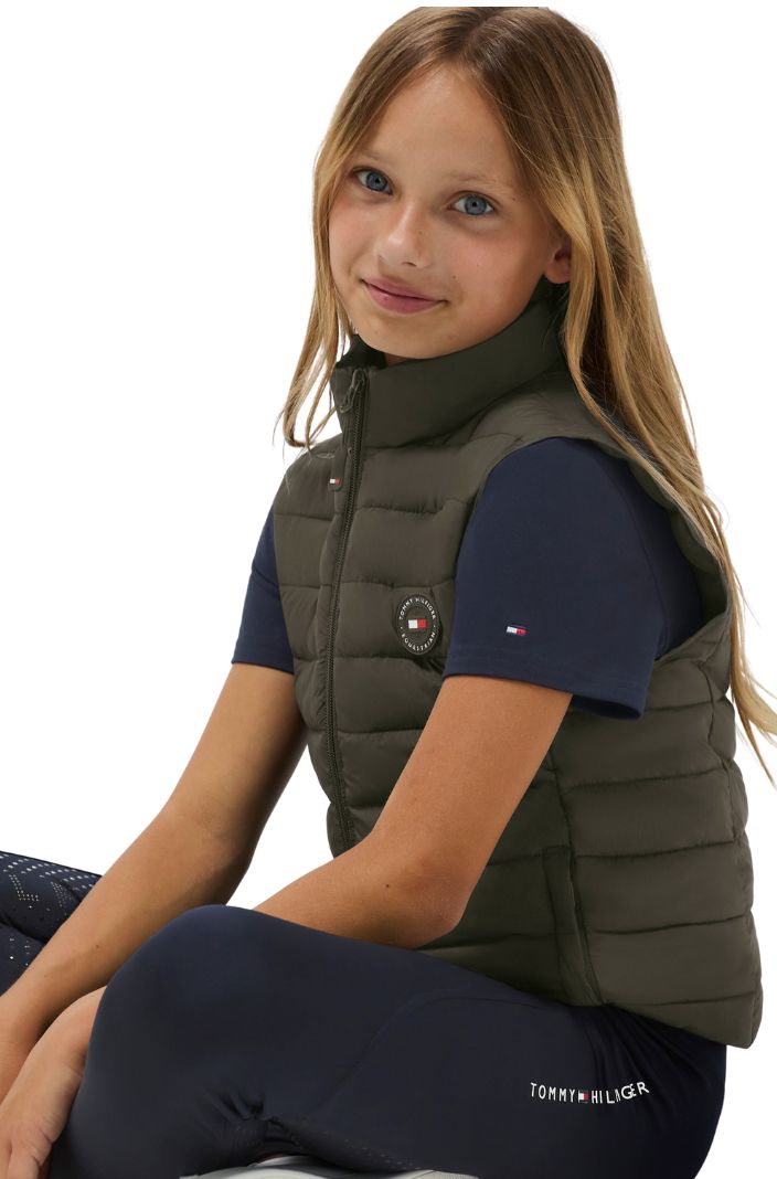 Tommy Hilfiger Equestrian Steppweste Serano Camo Green