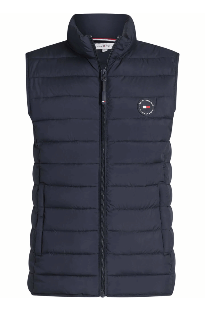 Tommy Hilfiger Equestrian Kids Quilted Vest Serano Desert Sky