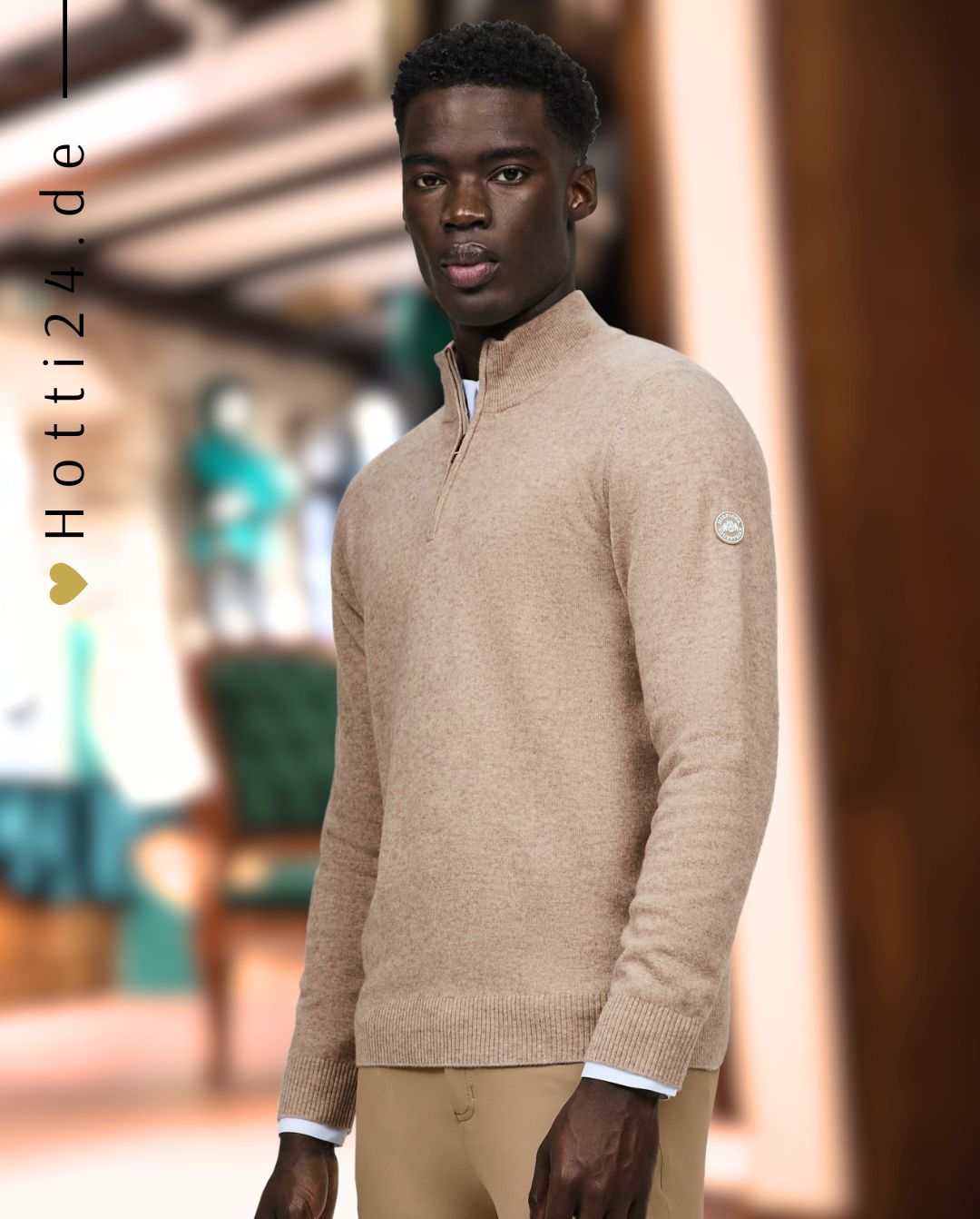Tommy Hilfiger Equestrian »Pullover Oakfield Taupe