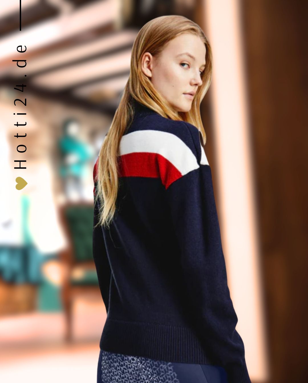 TOMMY HILFIGER »Pullover Statement TH Desert Sky
