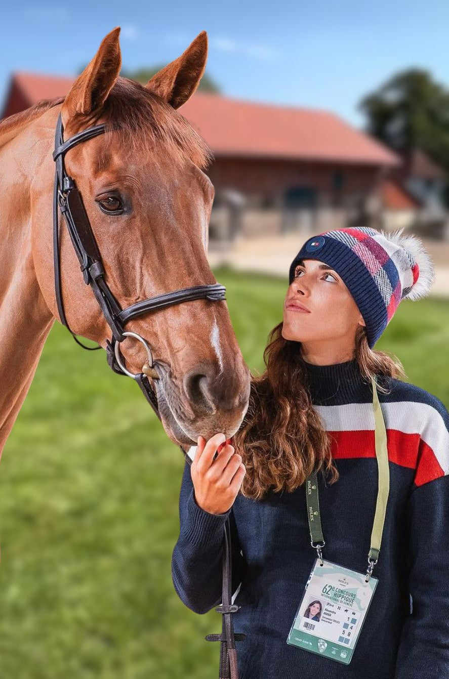 Tommy Hilfiger Equestrian Jumper Statement TH Desert Sky