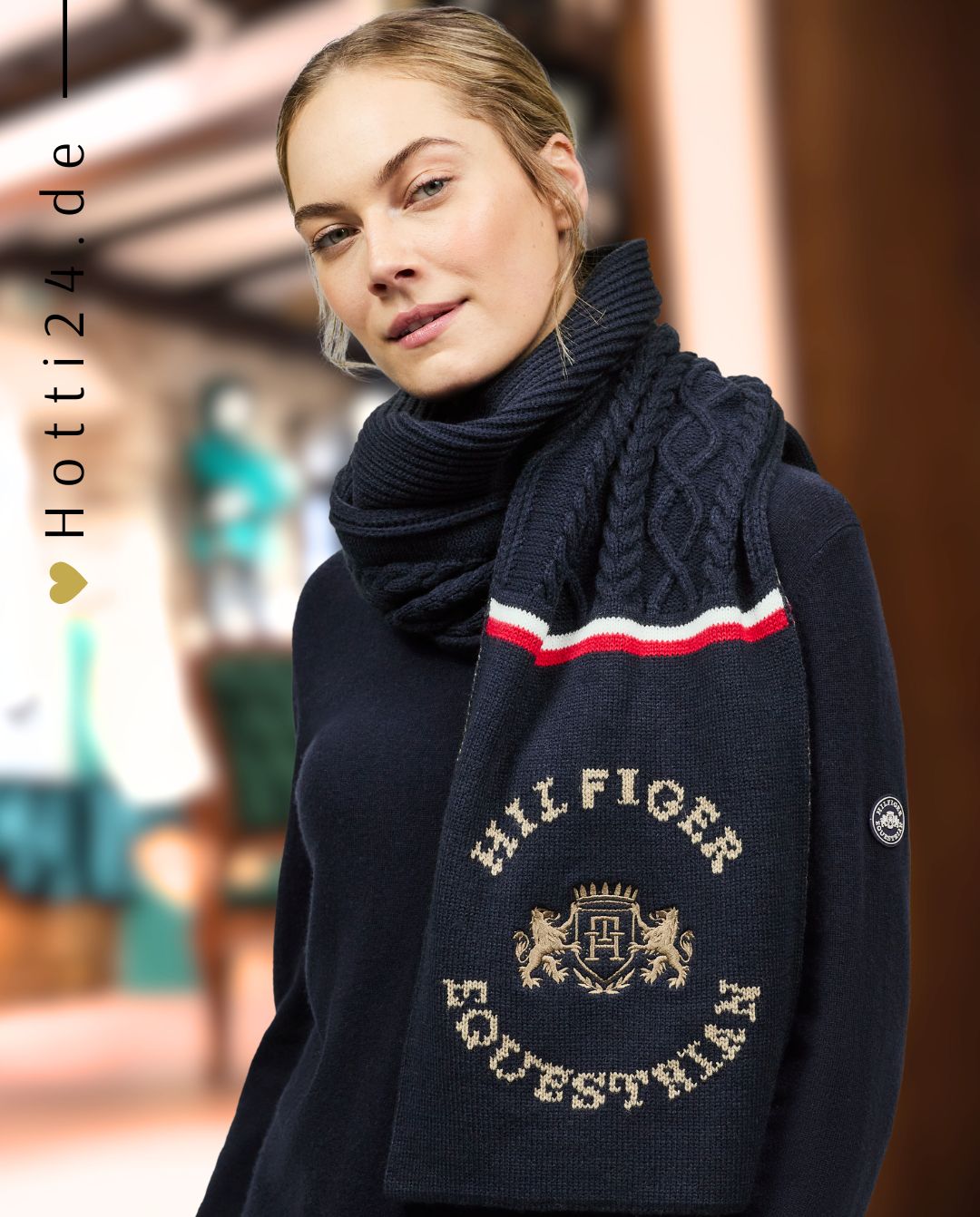 Tommy Hilfiger Equestrian »Schal Hyde Desert Sky