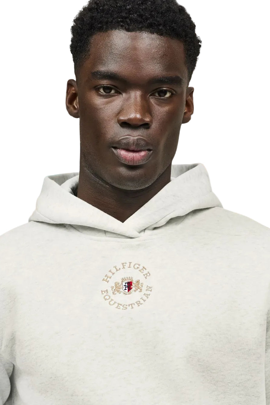 Tommy Hilfiger Equestrian Unisex Hoodie Grove Ecru