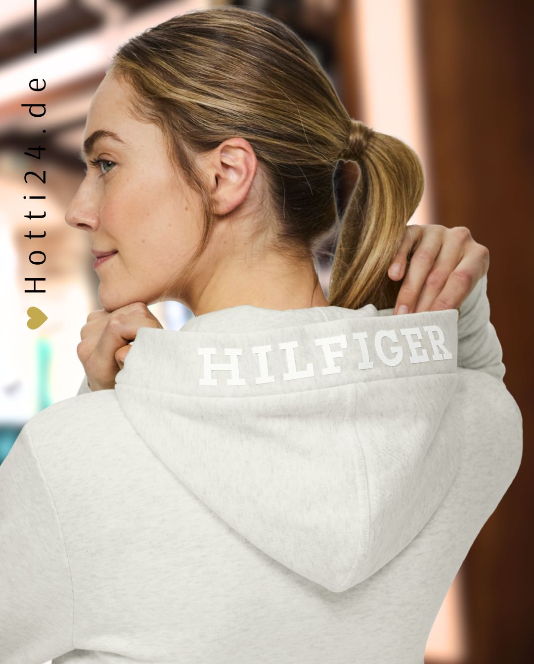 Tommy Hilfiger Equestrian »Hoodie Grove Ecru