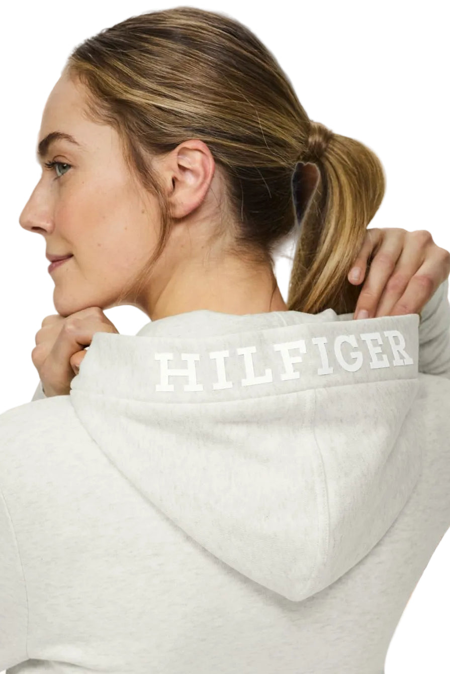 Tommy Hilfiger Equestrian Unisex Hoodie Grove Ecru