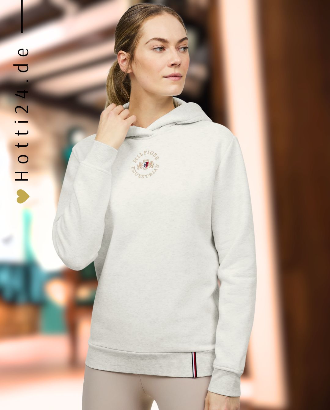 Tommy Hilfiger Equestrian »Hoodie Grove Ecru