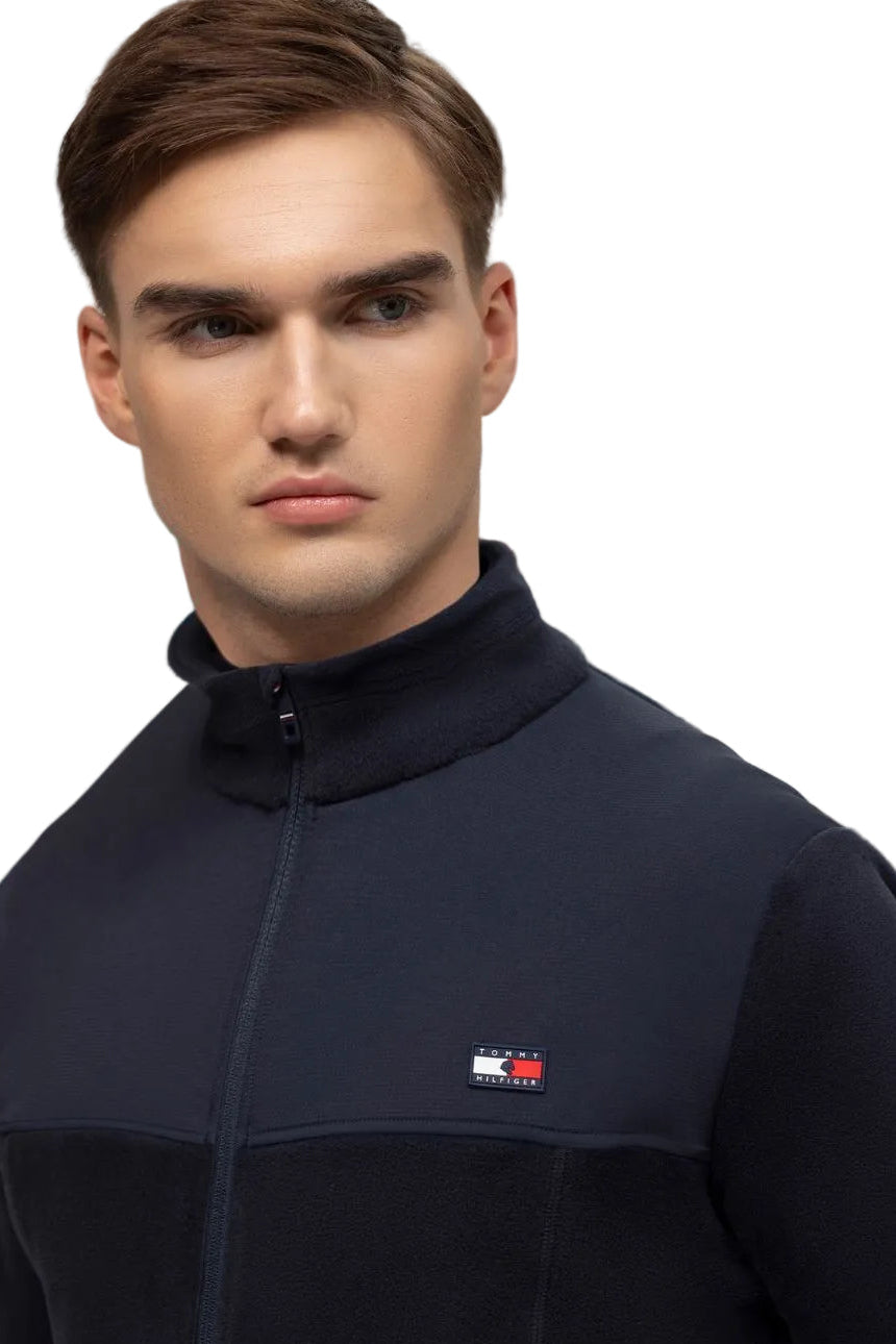 Tommy Hilfiger Equestrian® Fleece Jacket Michigan Desert Sky