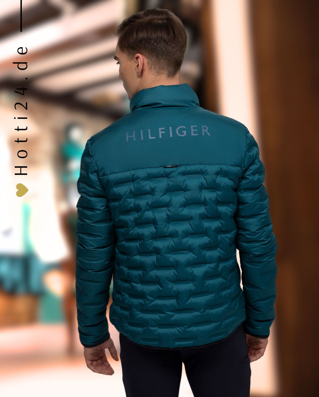 TOMMY HILFIGER »Jacke Charleston Puffer Turquoise