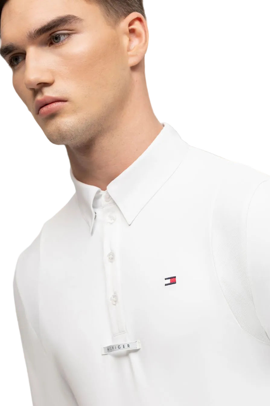 Tommy Hilfiger Equestrian Show Shirt Columbus Optic White