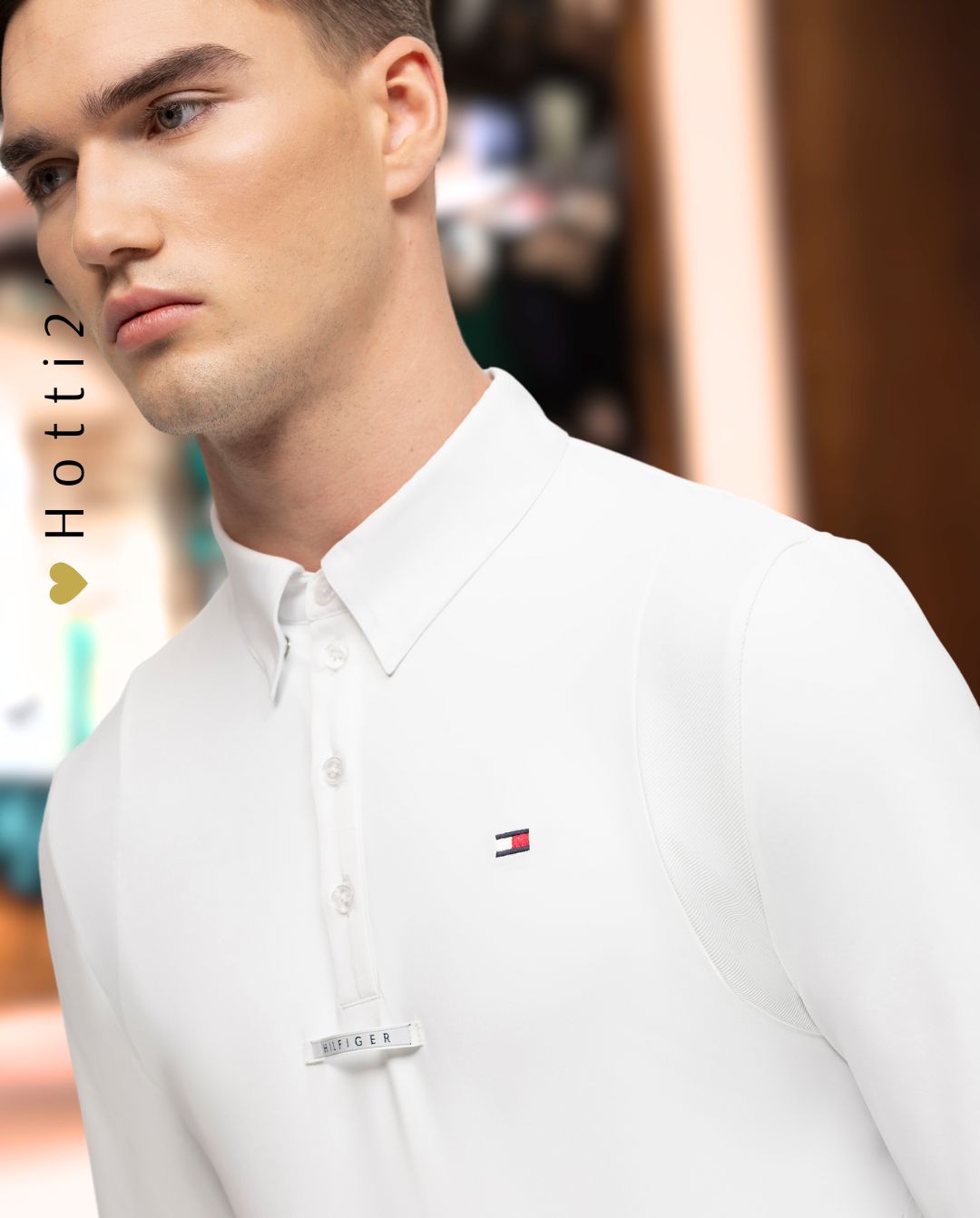 TOMMY HILFIGER »Turniershirt Columbus Optic White