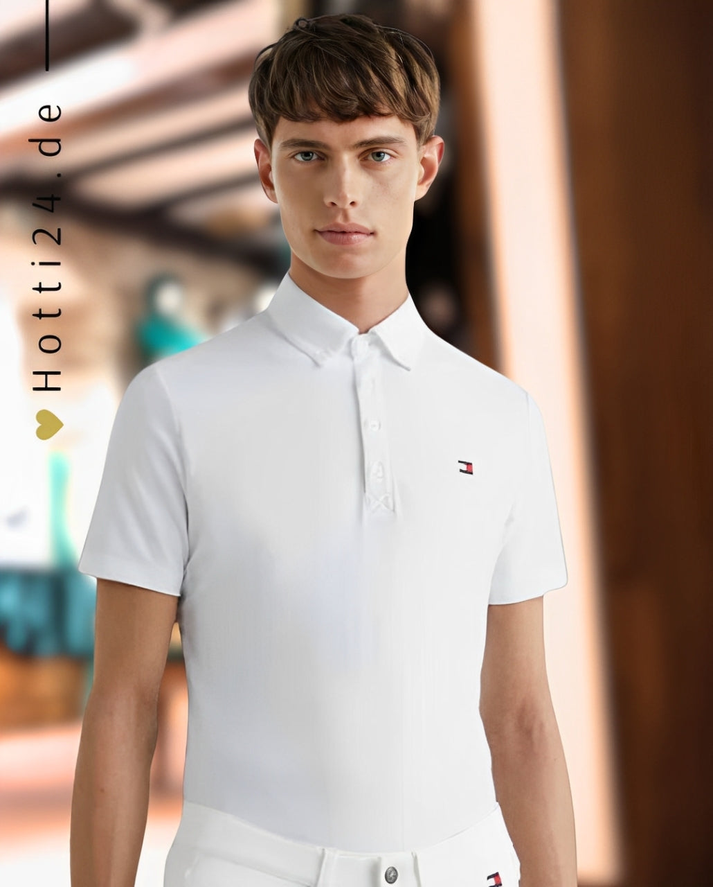 TOMMY HILFIGER »Turniershirt Fresh Air White