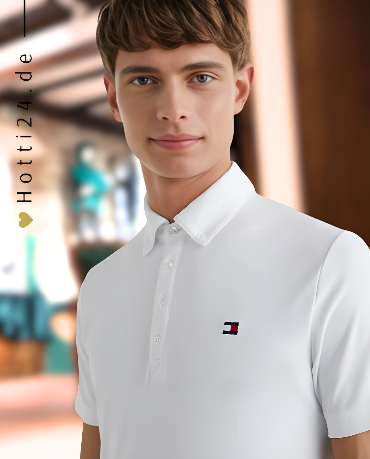 TOMMY HILFIGER »Turniershirt Fresh Air White