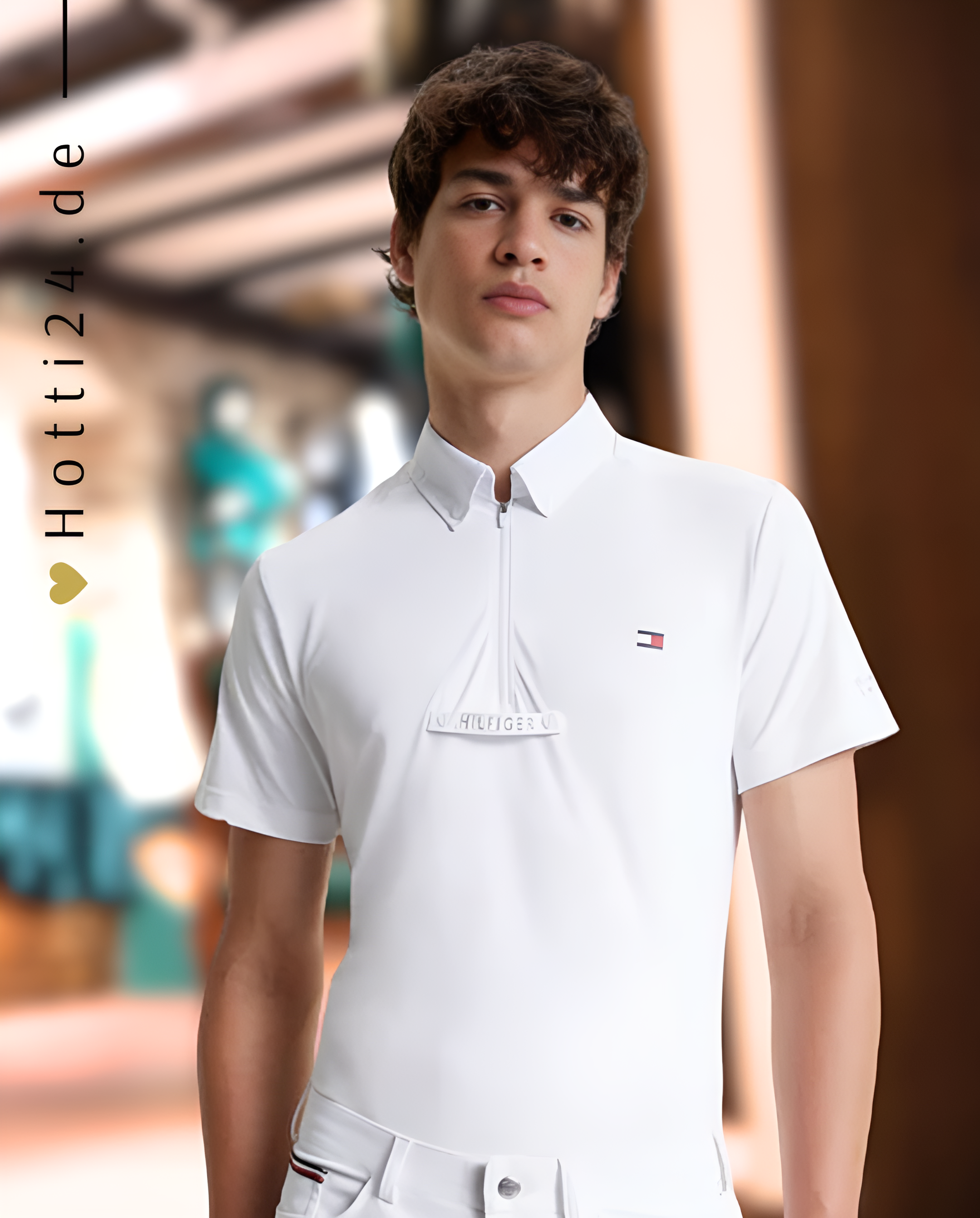 TOMMY HILFIGER »Turniershirt Rochester White