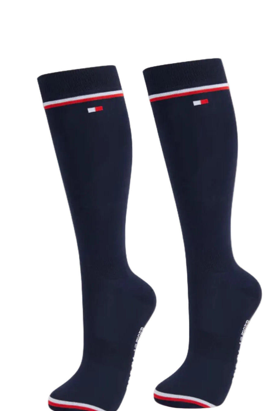 Tommy Hilfiger – Byron – 2er-Pack – Unisex-Reitsocken in Blau/Weiß – TH14UBUN848 004 – Kaufen Sie www.hotti24.de